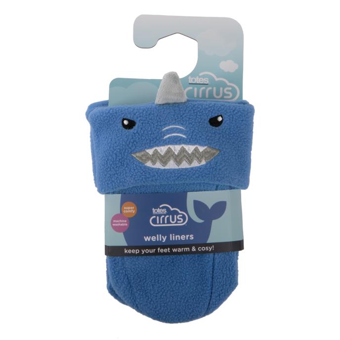 Cirrus Childrens Novelty Welly Liner Shark Extra Image 1